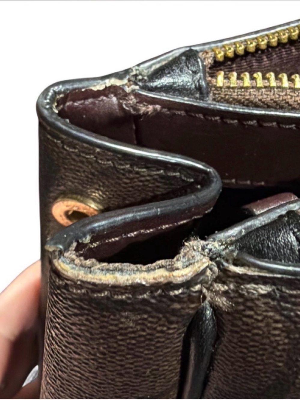 Coach Surrey Carryall in Signature Canvas Snake Skin Handles - Picture 8 of 8